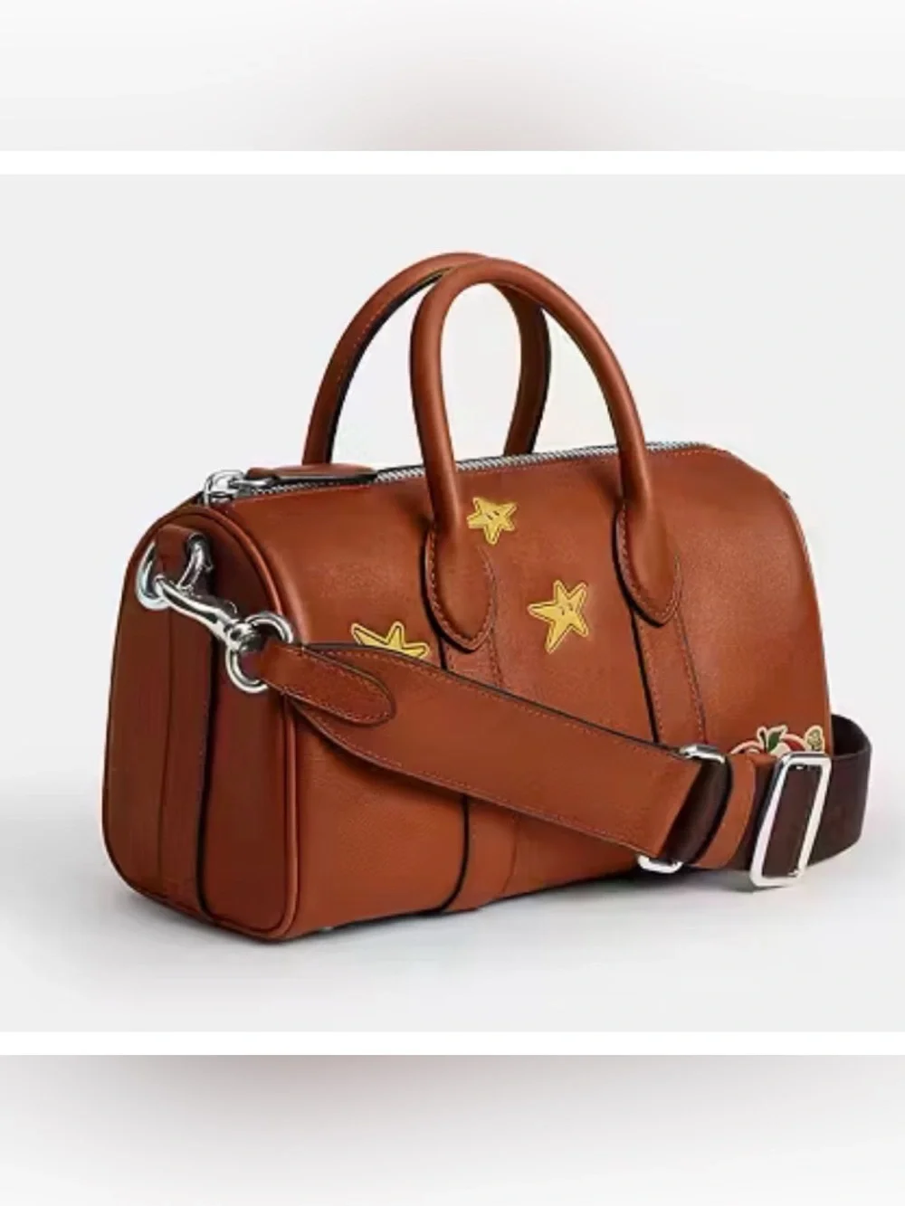 Coach | Brain Dead Compass Bag 25 With Patches, AMBER BROWN